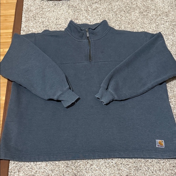 Carhartt Other - Carhartt Men's Dark Gray 1/4 Zip Sweater